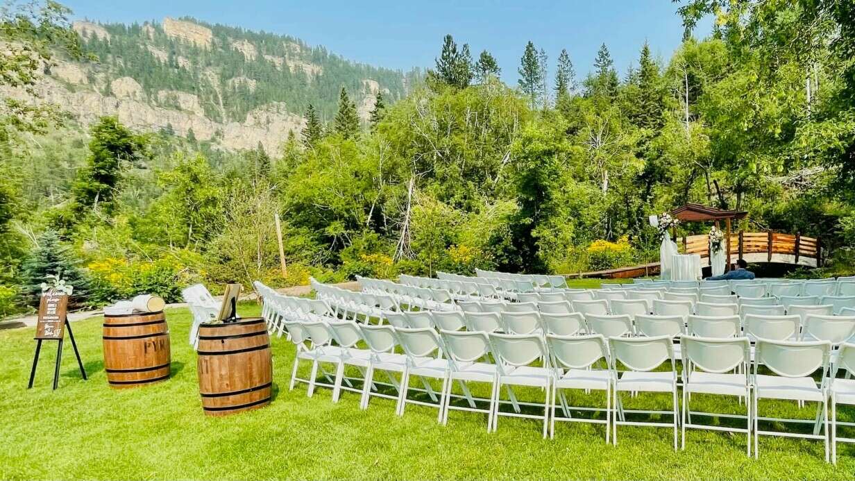 Spearfish Canyon Lodge Outdoor Wedding 