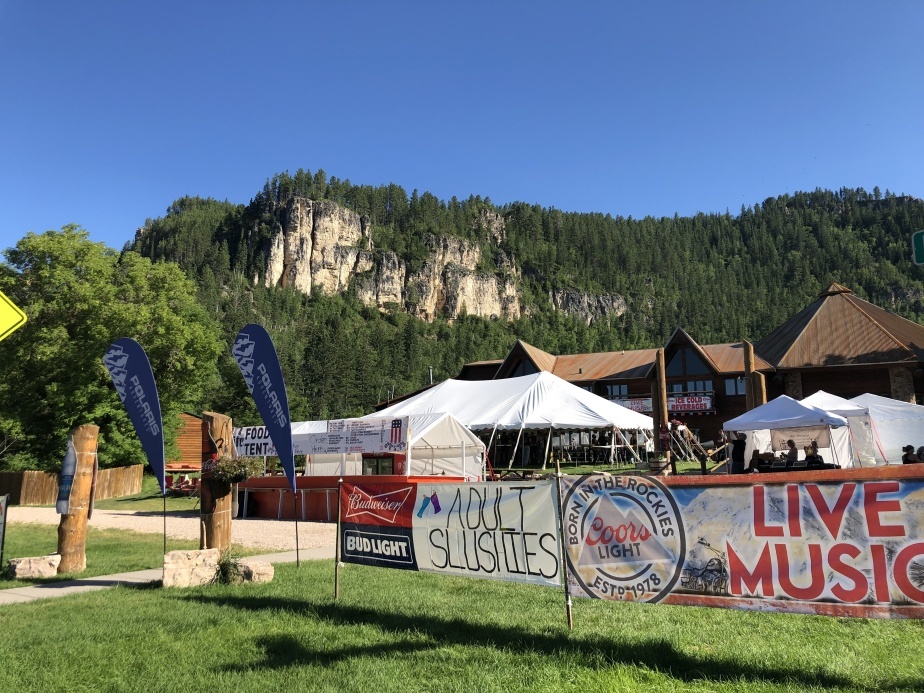 Spearfish Canyon Lodge and Rally tents 