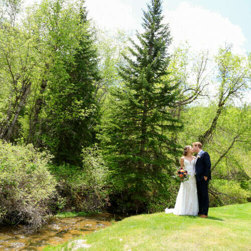 Spearfish Canyon Lodge Outdoor Summer Wedding 
