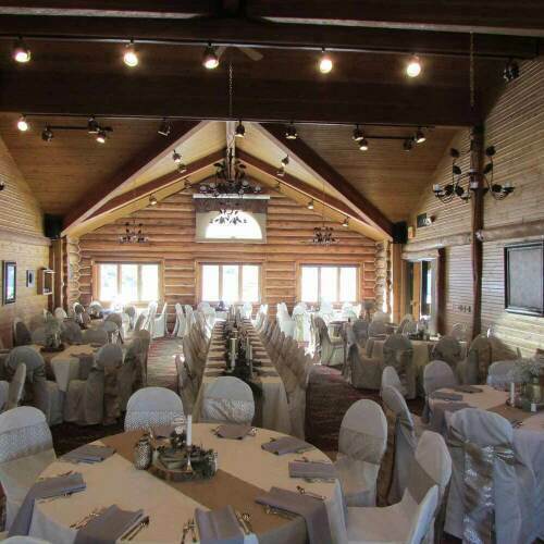 Wedding Reception Room Layout at Latchstring Restaurant