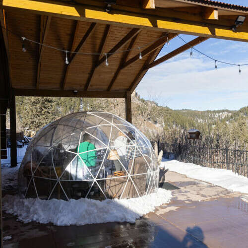 These cozy, private dining spaces offer an unforgettable way to enjoy a meal surrounded by the stunning beauty of Spearfish Canyon. 