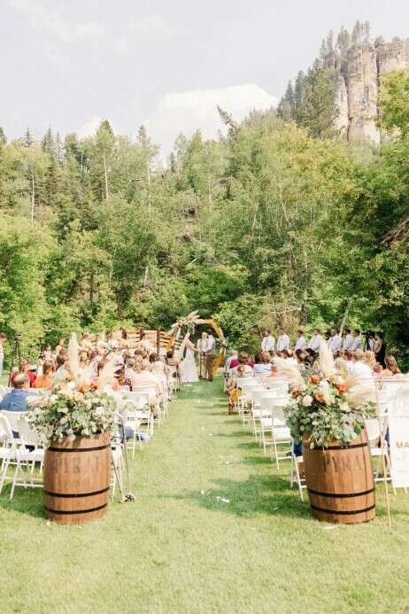 Spearfish Canyon Lodge Outdoor Wedding 