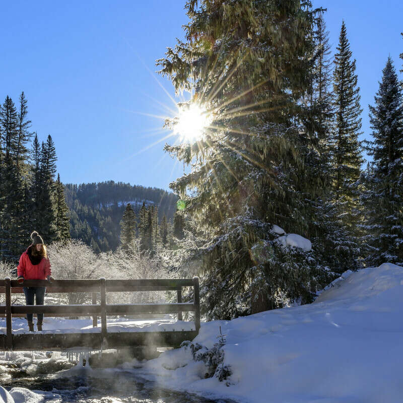 Winter Hiking in Spearfish Canyon